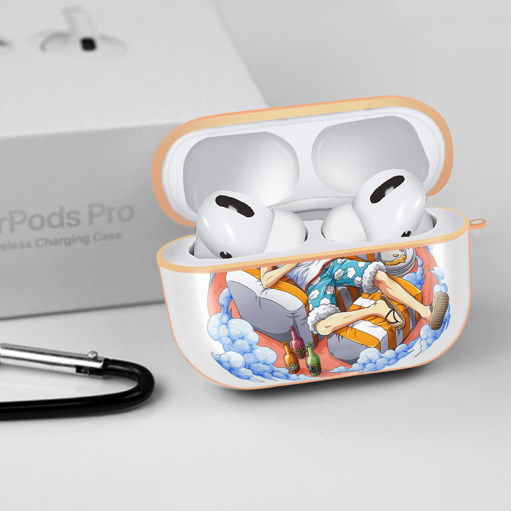 ワンピース モンキー・D・ルフィ ONE PIECE Monkey D. Luffy 【AirPods Pro用】ハードシェル保護ケース｜耐衝撃・防指紋・カラビナ付き商品仕様