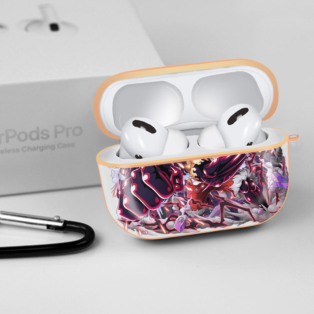 ワンピース モンキー・D・ルフィ ONE PIECE Monkey D. Luffy 【AirPods Pro用】ハードシェル保護ケース｜耐衝撃・防指紋・カラビナ付き商品仕様