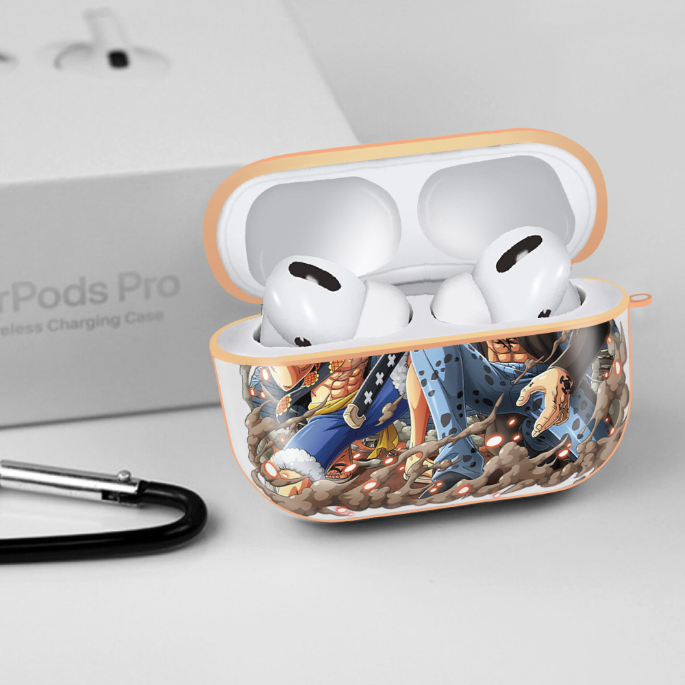 ワンピース モンキー・D・ルフィ ONE PIECE Monkey D. Luffy 【AirPods Pro用】ハードシェル保護ケース｜耐衝撃・防指紋・カラビナ付き商品仕様