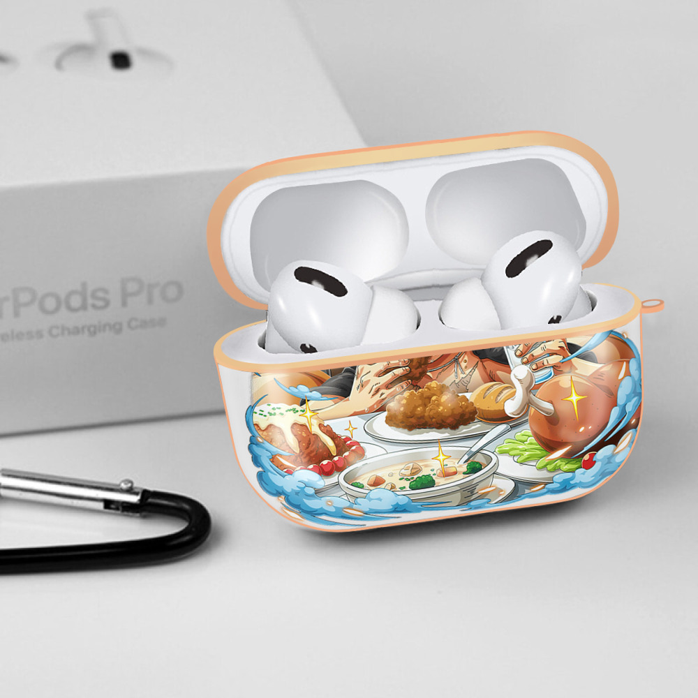 ワンピース モンキー・D・ルフィ ONE PIECE Monkey D. Luffy 【AirPods Pro用】ハードシェル保護ケース｜耐衝撃・防指紋・カラビナ付き商品仕様