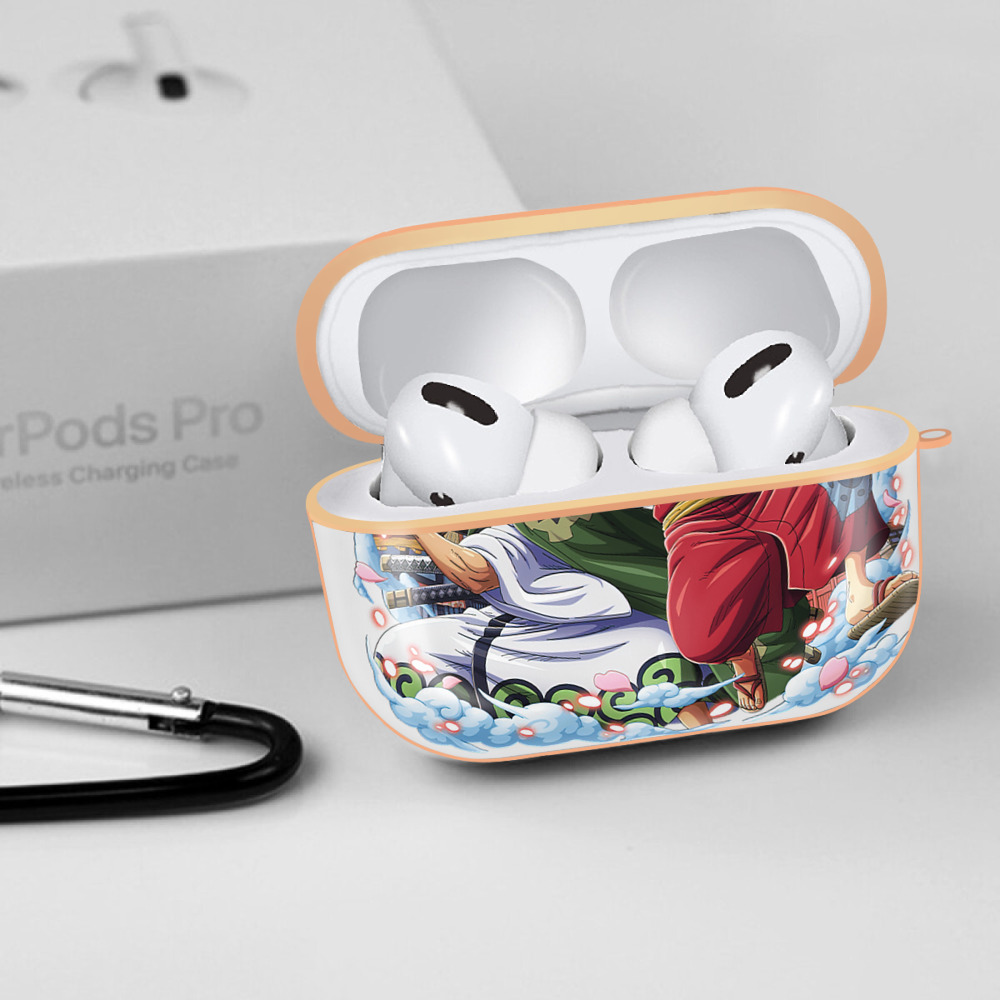 ワンピース モンキー・D・ルフィ ONE PIECE Monkey D. Luffy 【AirPods Pro用】ハードシェル保護ケース｜耐衝撃・防指紋・カラビナ付き商品仕様