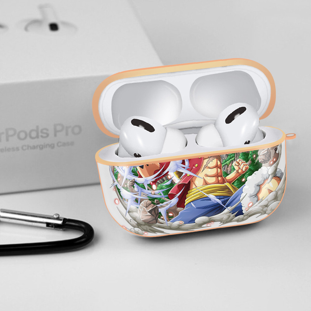 ワンピース モンキー・D・ルフィ ONE PIECE Monkey D. Luffy 【AirPods Pro用】ハードシェル保護ケース｜耐衝撃・防指紋・カラビナ付き商品仕様