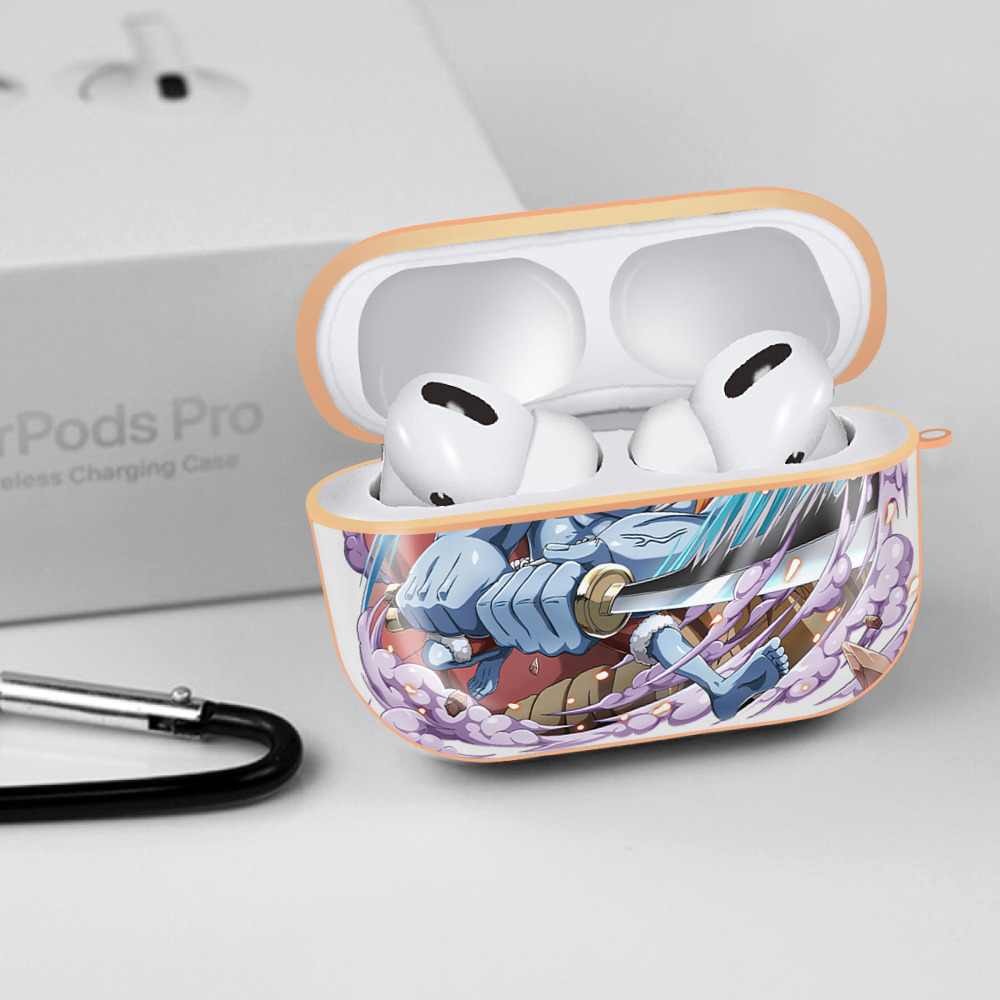 ワンピース モンキー・D・ルフィ ONE PIECE Monkey D. Luffy 【AirPods Pro用】ハードシェル保護ケース｜耐衝撃・防指紋・カラビナ付き商品仕様