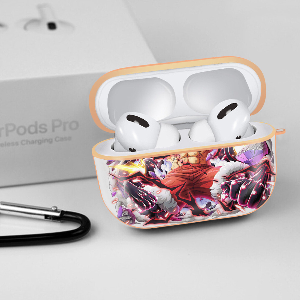 ワンピース モンキー・D・ルフィ ONE PIECE Monkey D. Luffy 【AirPods Pro用】ハードシェル保護ケース｜耐衝撃・防指紋・カラビナ付き商品仕様