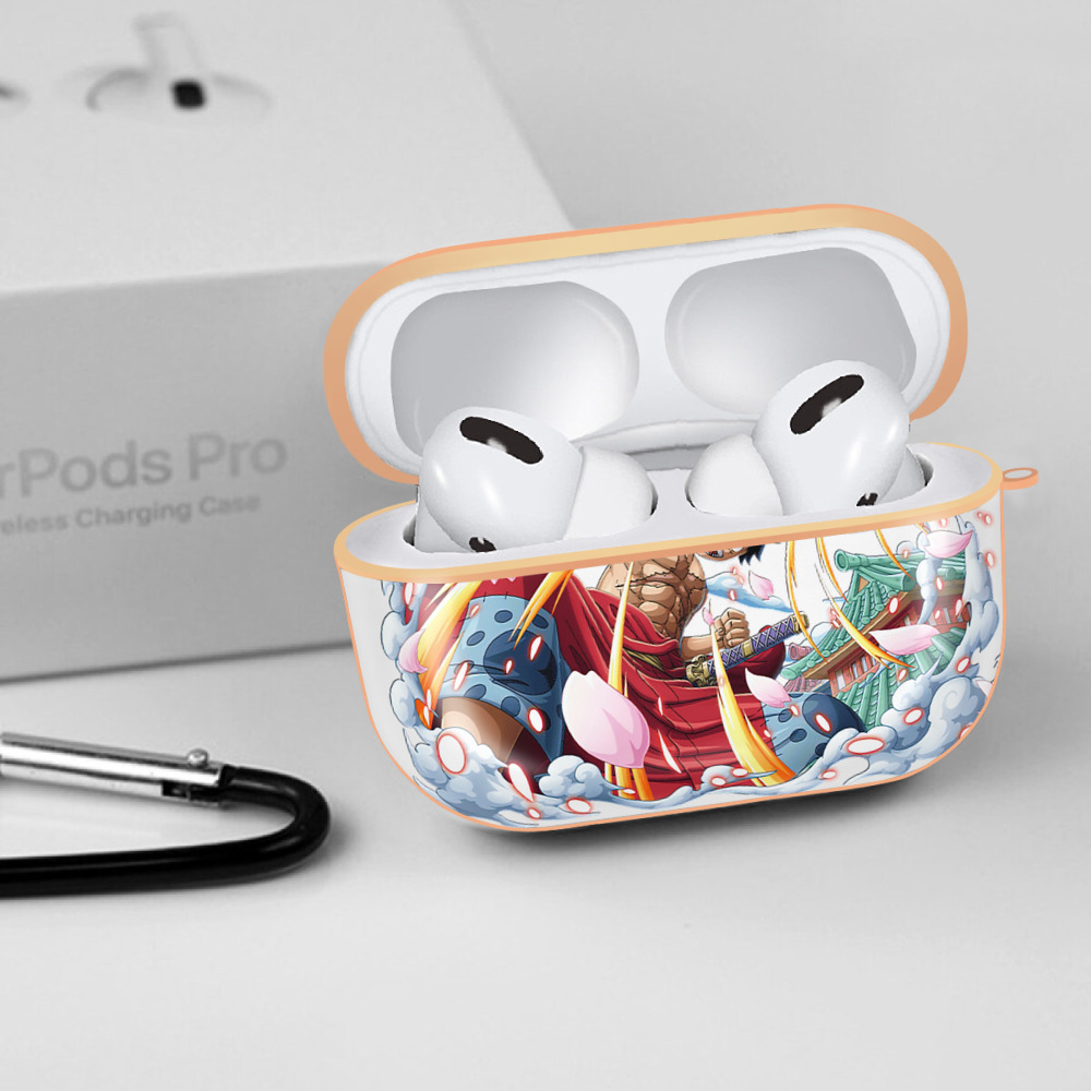 ワンピース モンキー・D・ルフィ ONE PIECE Monkey D. Luffy 【AirPods Pro用】ハードシェル保護ケース｜耐衝撃・防指紋・カラビナ付き商品仕様