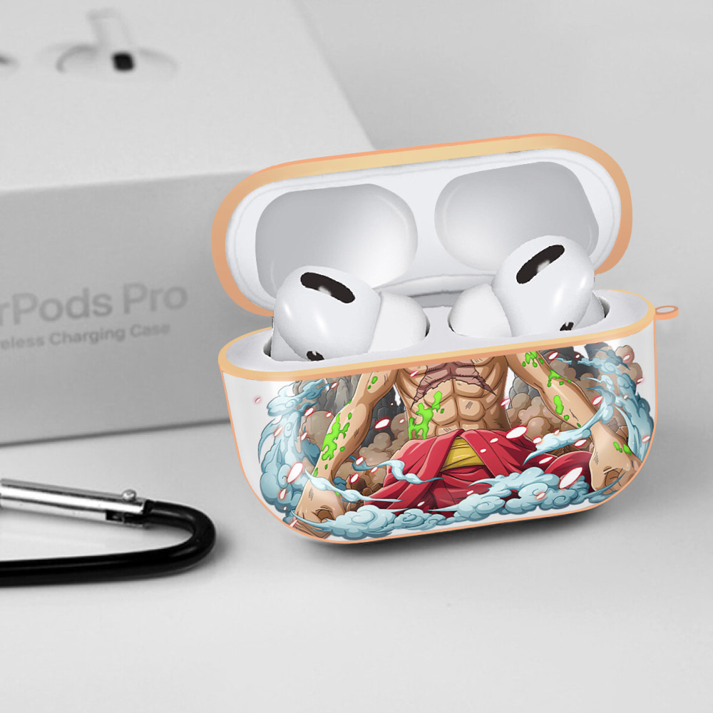 ワンピース モンキー・D・ルフィ ONE PIECE Monkey D. Luffy 【AirPods Pro用】ハードシェル保護ケース｜耐衝撃・防指紋・カラビナ付き商品仕様