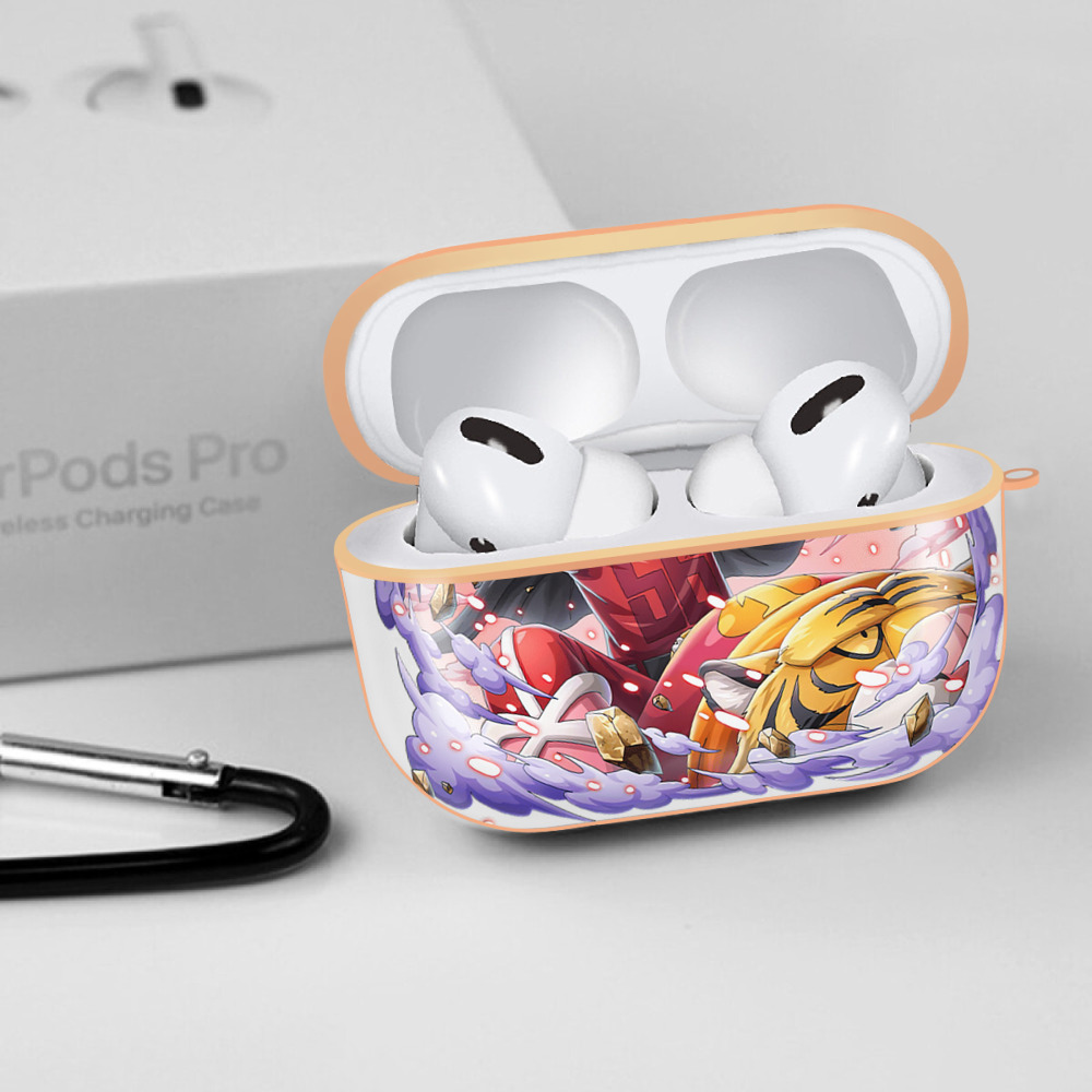 ワンピース モンキー・D・ルフィ ONE PIECE Monkey D. Luffy 【AirPods Pro用】ハードシェル保護ケース｜耐衝撃・防指紋・カラビナ付き商品仕様