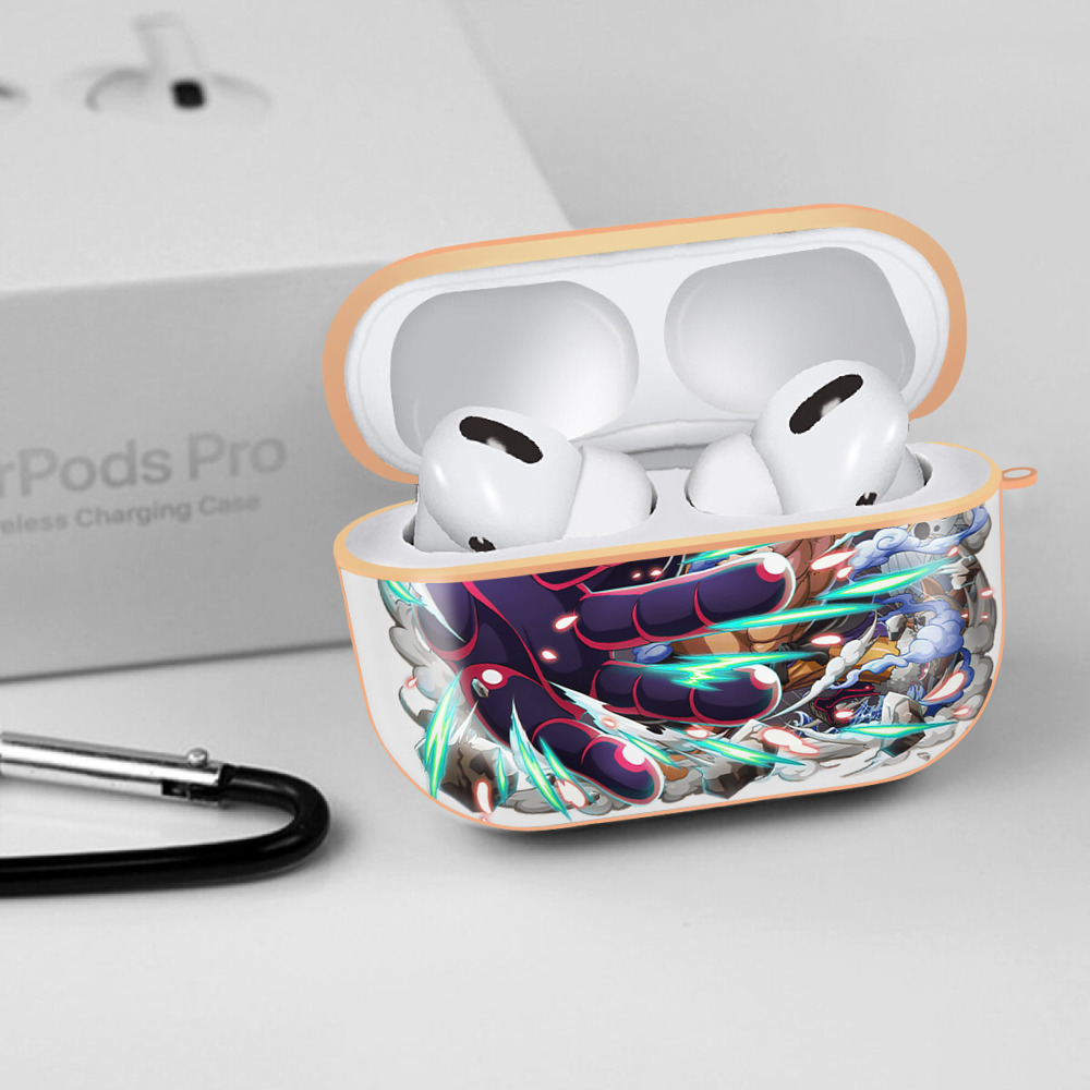 ワンピース モンキー・D・ルフィ ONE PIECE Monkey D. Luffy 【AirPods Pro用】ハードシェル保護ケース｜耐衝撃・防指紋・カラビナ付き商品仕様