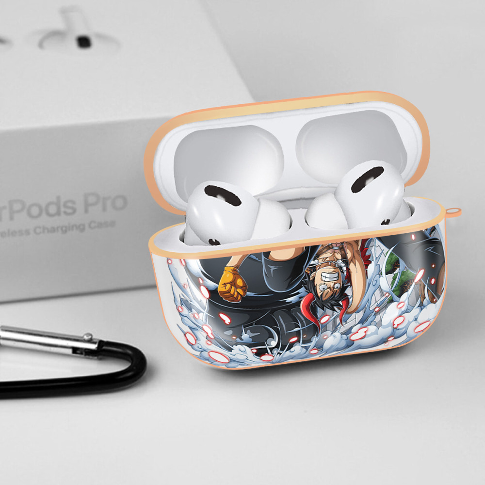 ワンピース モンキー・D・ルフィ ONE PIECE Monkey D. Luffy 【AirPods Pro用】ハードシェル保護ケース｜耐衝撃・防指紋・カラビナ付き商品仕様
