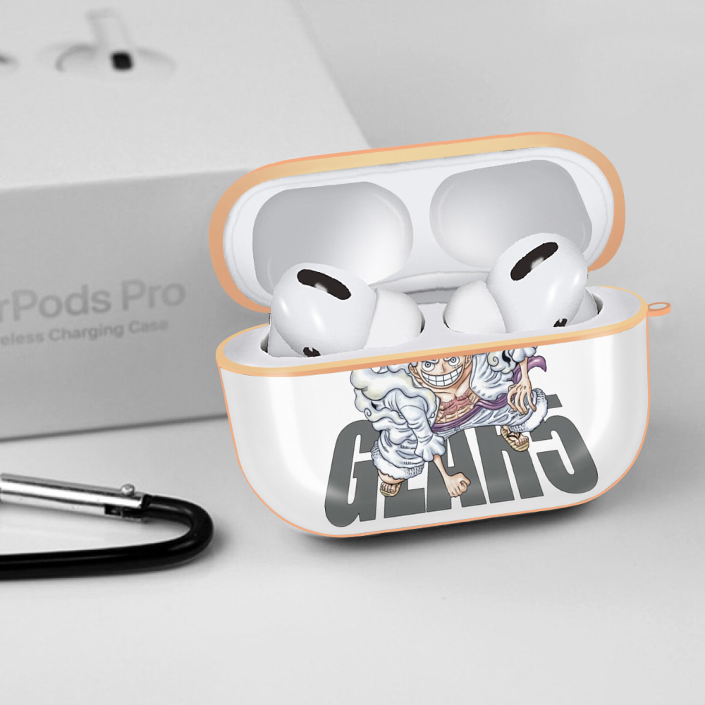 ワンピース モンキー・D・ルフィ ONE PIECE Monkey D. Luffy 【AirPods Pro用】ハードシェル保護ケース｜耐衝撃・防指紋・カラビナ付き商品仕様
