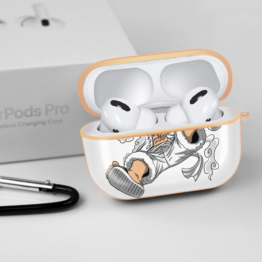 ワンピース モンキー・D・ルフィ ONE PIECE Monkey D. Luffy 【AirPods Pro用】ハードシェル保護ケース｜耐衝撃・防指紋・カラビナ付き商品仕様