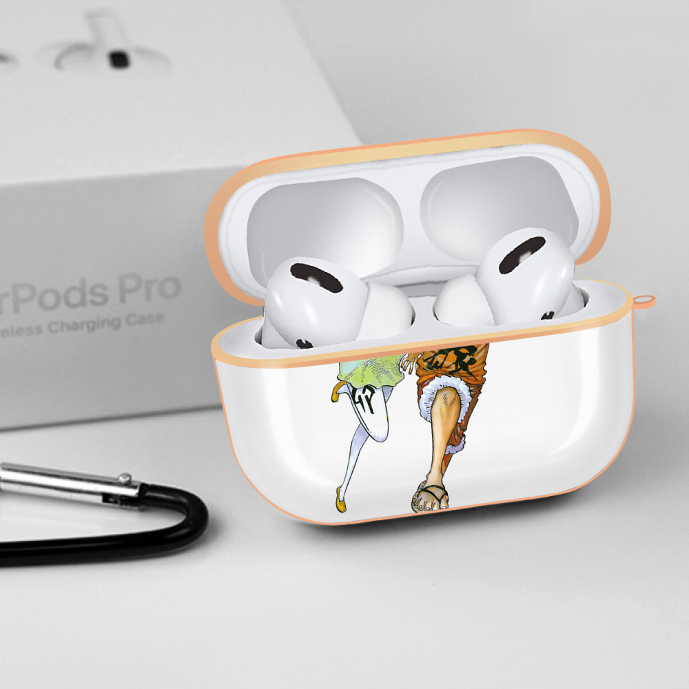 ワンピース モンキー・D・ルフィ ONE PIECE Monkey D. Luffy 【AirPods Pro用】ハードシェル保護ケース｜耐衝撃・防指紋・カラビナ付き商品仕様