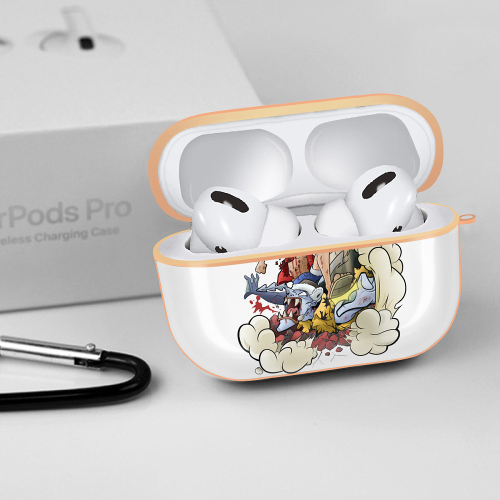 ワンピース モンキー・D・ルフィ ONE PIECE Monkey D. Luffy 【AirPods Pro用】ハードシェル保護ケース｜耐衝撃・防指紋・カラビナ付き商品仕様