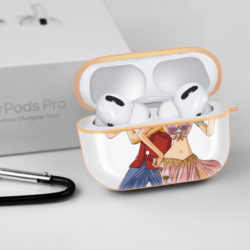 ワンピース モンキー・D・ルフィ ONE PIECE Monkey D. Luffy 【AirPods Pro用】ハードシェル保護ケース｜耐衝撃・防指紋・カラビナ付き商品仕様