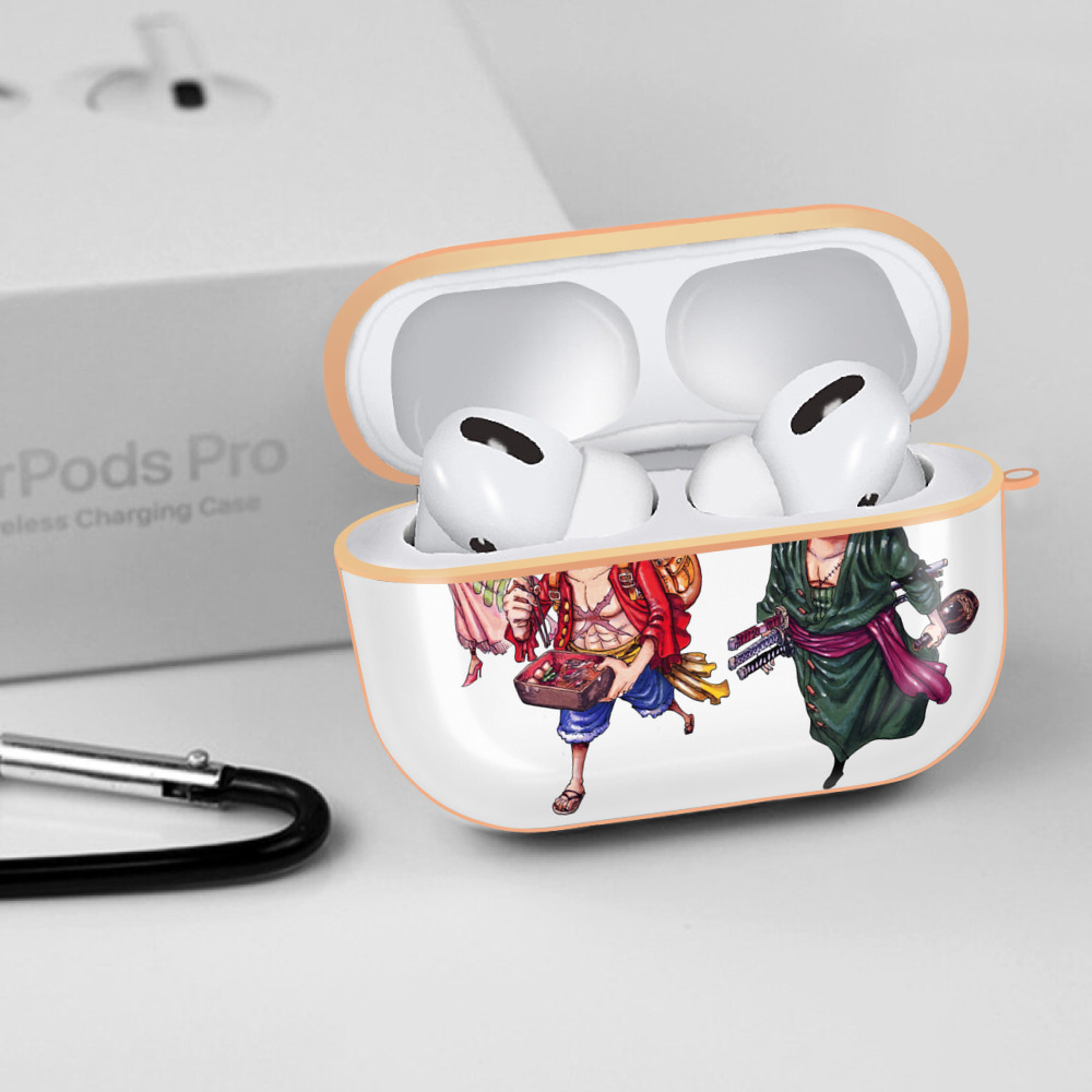 ワンピース モンキー・D・ルフィ ONE PIECE Monkey D. Luffy 【AirPods Pro用】ハードシェル保護ケース｜耐衝撃・防指紋・カラビナ付き商品仕様