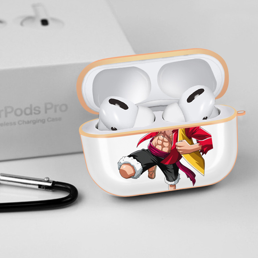 ワンピース モンキー・D・ルフィ ONE PIECE Monkey D. Luffy 【AirPods Pro用】ハードシェル保護ケース｜耐衝撃・防指紋・カラビナ付き商品仕様