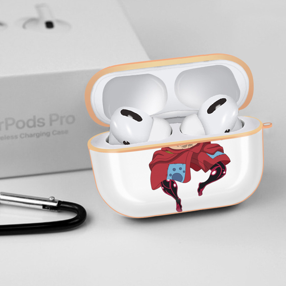 ワンピース モンキー・D・ルフィ ONE PIECE Monkey D. Luffy 【AirPods Pro用】ハードシェル保護ケース｜耐衝撃・防指紋・カラビナ付き商品仕様