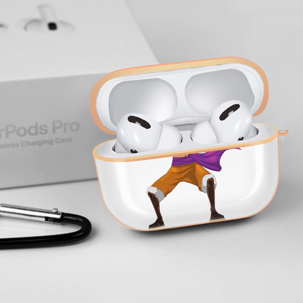 ワンピース モンキー・D・ルフィ ONE PIECE Monkey D. Luffy 【AirPods Pro用】ハードシェル保護ケース｜耐衝撃・防指紋・カラビナ付き商品仕様