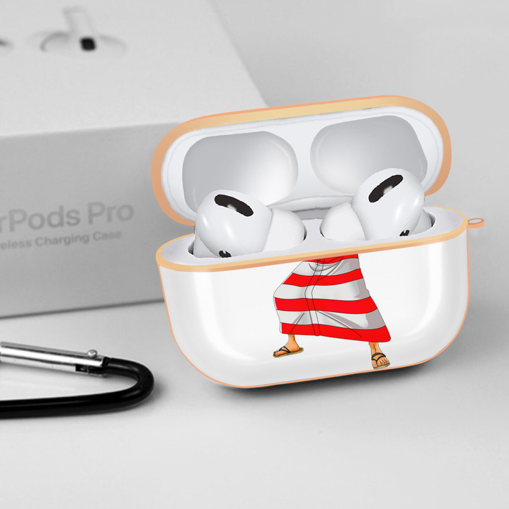 ワンピース モンキー・D・ルフィ ONE PIECE Monkey D. Luffy 【AirPods Pro用】ハードシェル保護ケース｜耐衝撃・防指紋・カラビナ付き商品仕様