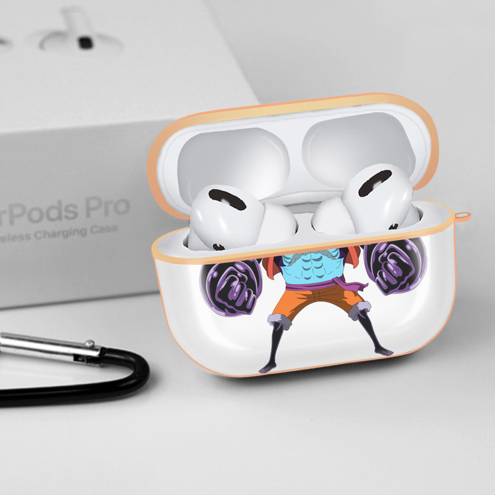 ワンピース モンキー・D・ルフィ ONE PIECE Monkey D. Luffy 【AirPods Pro用】ハードシェル保護ケース｜耐衝撃・防指紋・カラビナ付き商品仕様