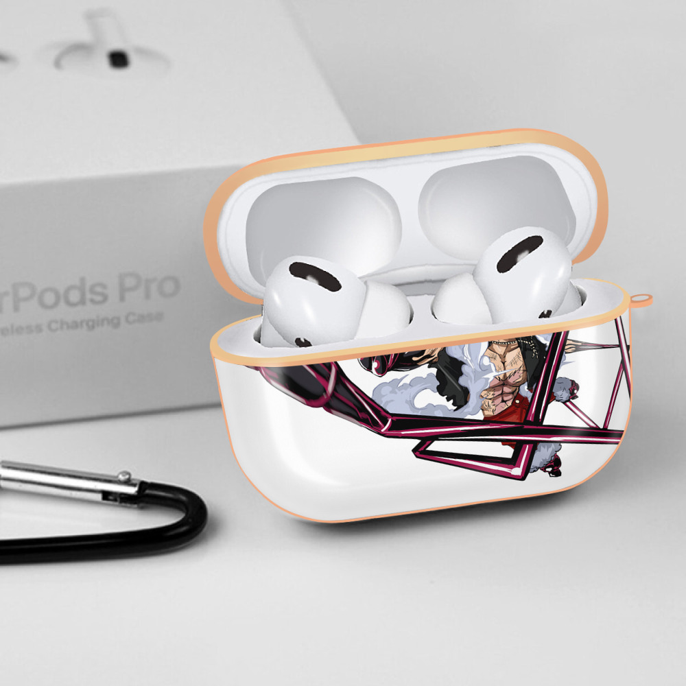 ワンピース モンキー・D・ルフィ ONE PIECE Monkey D. Luffy 【AirPods Pro用】ハードシェル保護ケース｜耐衝撃・防指紋・カラビナ付き商品仕様