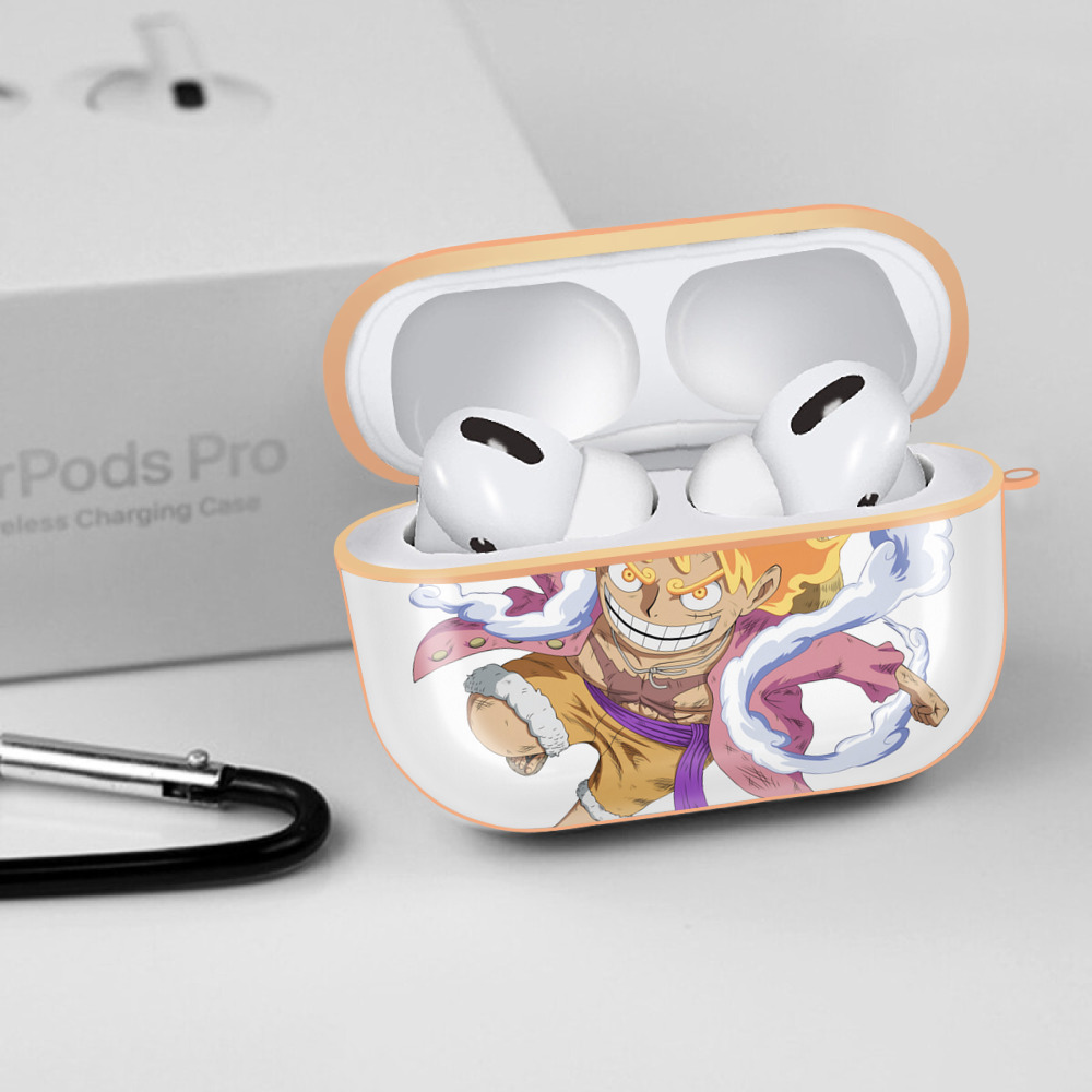 ワンピース モンキー・D・ルフィ ONE PIECE Monkey D. Luffy 【AirPods Pro用】ハードシェル保護ケース｜耐衝撃・防指紋・カラビナ付き商品仕様
