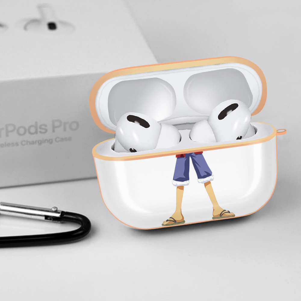 ワンピース モンキー・D・ルフィ ONE PIECE Monkey D. Luffy 【AirPods Pro用】ハードシェル保護ケース｜耐衝撃・防指紋・カラビナ付き商品仕様