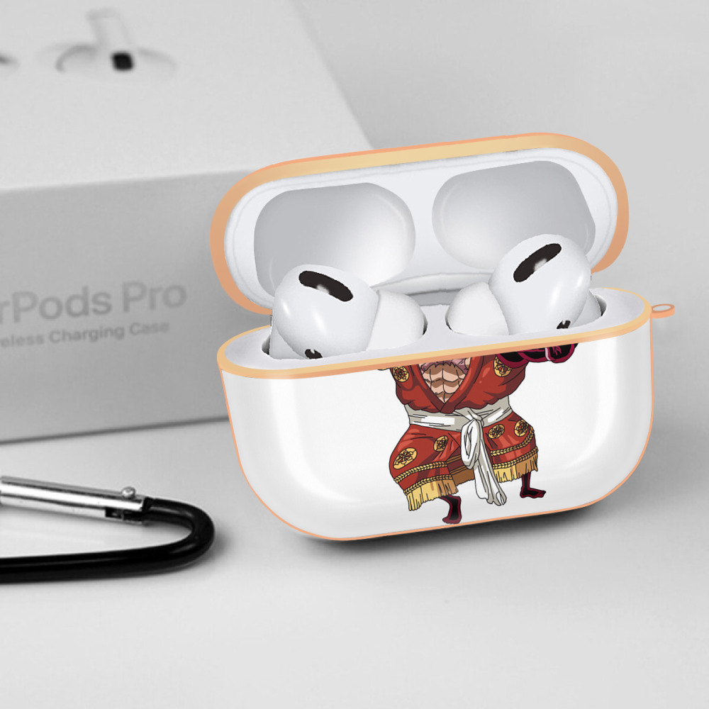 ワンピース モンキー・D・ルフィ ONE PIECE Monkey D. Luffy 【AirPods Pro用】ハードシェル保護ケース｜耐衝撃・防指紋・カラビナ付き商品仕様