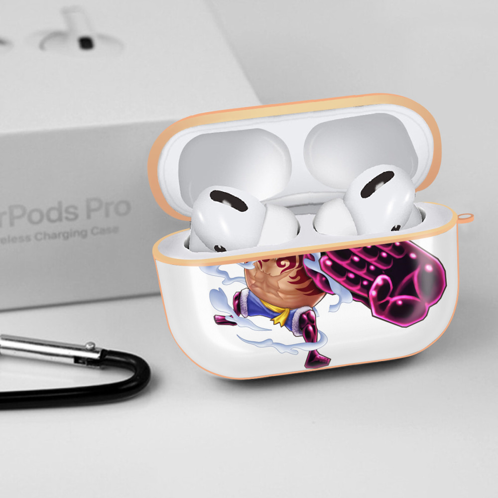 ワンピース モンキー・D・ルフィ ONE PIECE Monkey D. Luffy 【AirPods Pro用】ハードシェル保護ケース｜耐衝撃・防指紋・カラビナ付き商品仕様