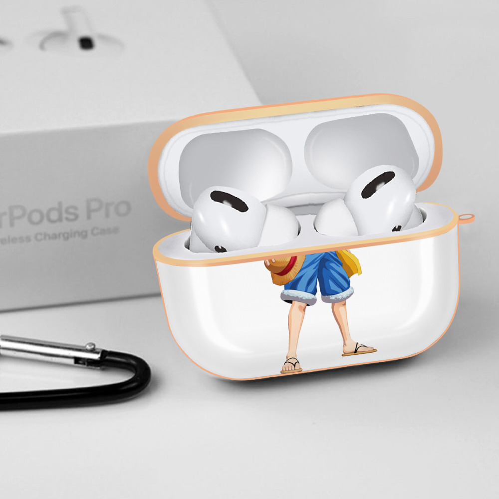 ワンピース モンキー・D・ルフィ ONE PIECE Monkey D. Luffy 【AirPods Pro用】ハードシェル保護ケース｜耐衝撃・防指紋・カラビナ付き商品仕様