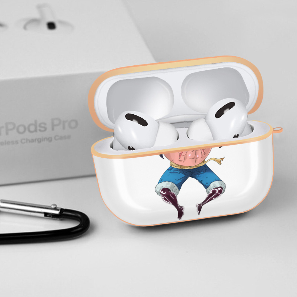 ワンピース モンキー・D・ルフィ ONE PIECE Monkey D. Luffy 【AirPods Pro用】ハードシェル保護ケース｜耐衝撃・防指紋・カラビナ付き商品仕様