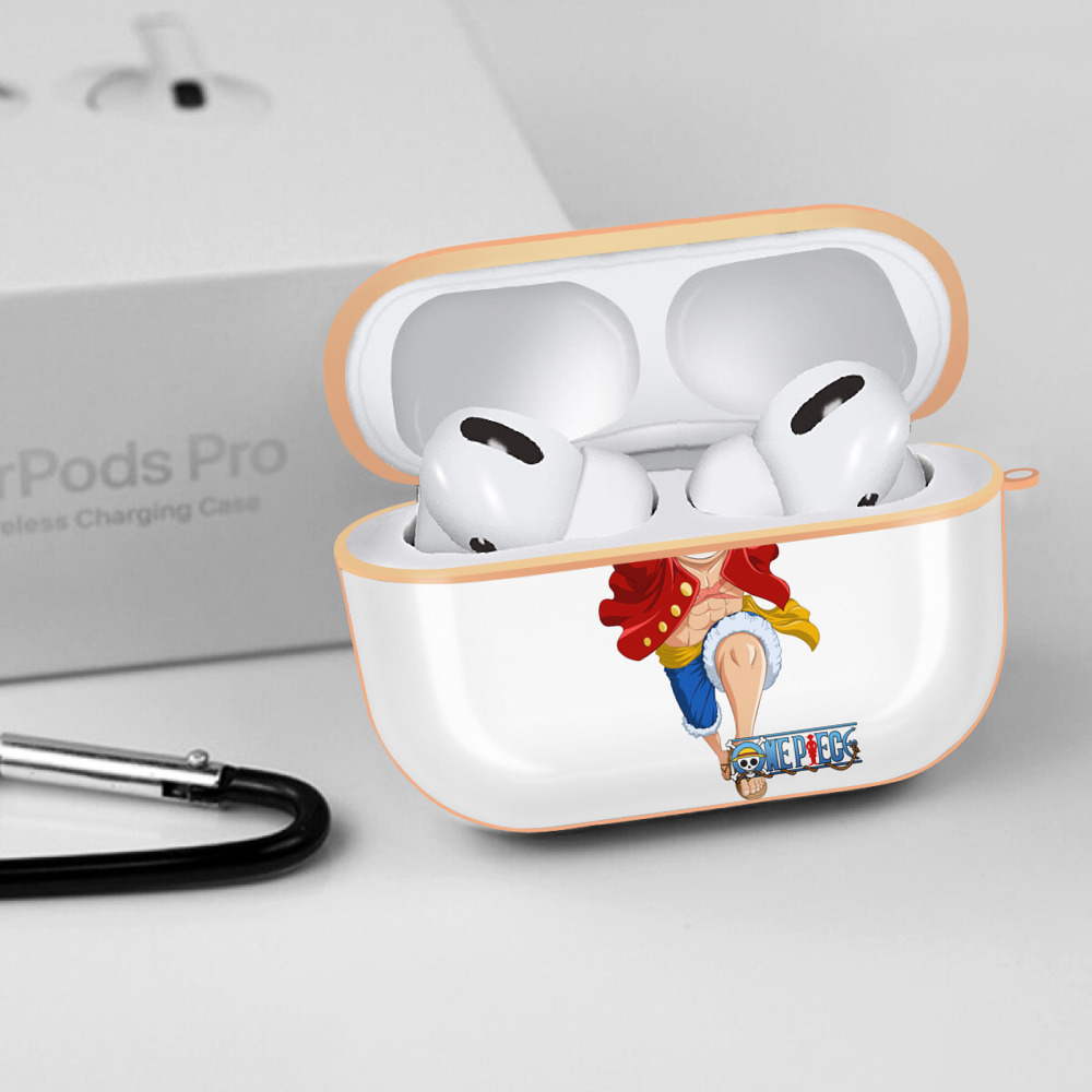 ワンピース モンキー・D・ルフィ ONE PIECE Monkey D. Luffy 【AirPods Pro用】ハードシェル保護ケース｜耐衝撃・防指紋・カラビナ付き商品仕様