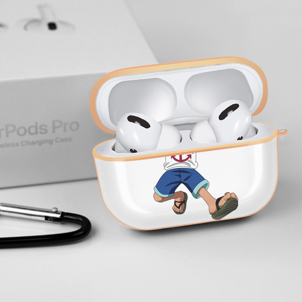 ワンピース モンキー・D・ルフィ ONE PIECE Monkey D. Luffy 【AirPods Pro用】ハードシェル保護ケース｜耐衝撃・防指紋・カラビナ付き商品仕様