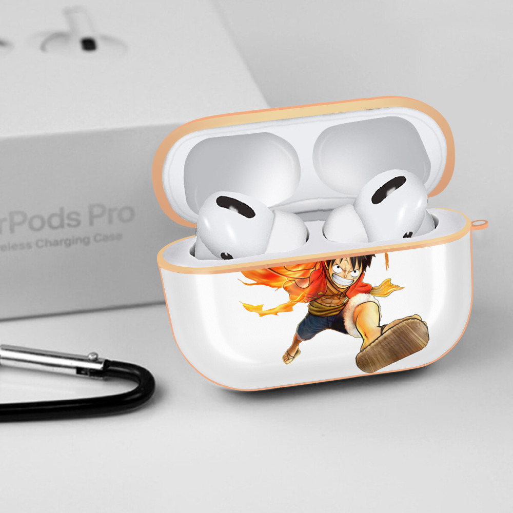 ワンピース モンキー・D・ルフィ ONE PIECE Monkey D. Luffy 【AirPods Pro用】ハードシェル保護ケース｜耐衝撃・防指紋・カラビナ付き商品仕様