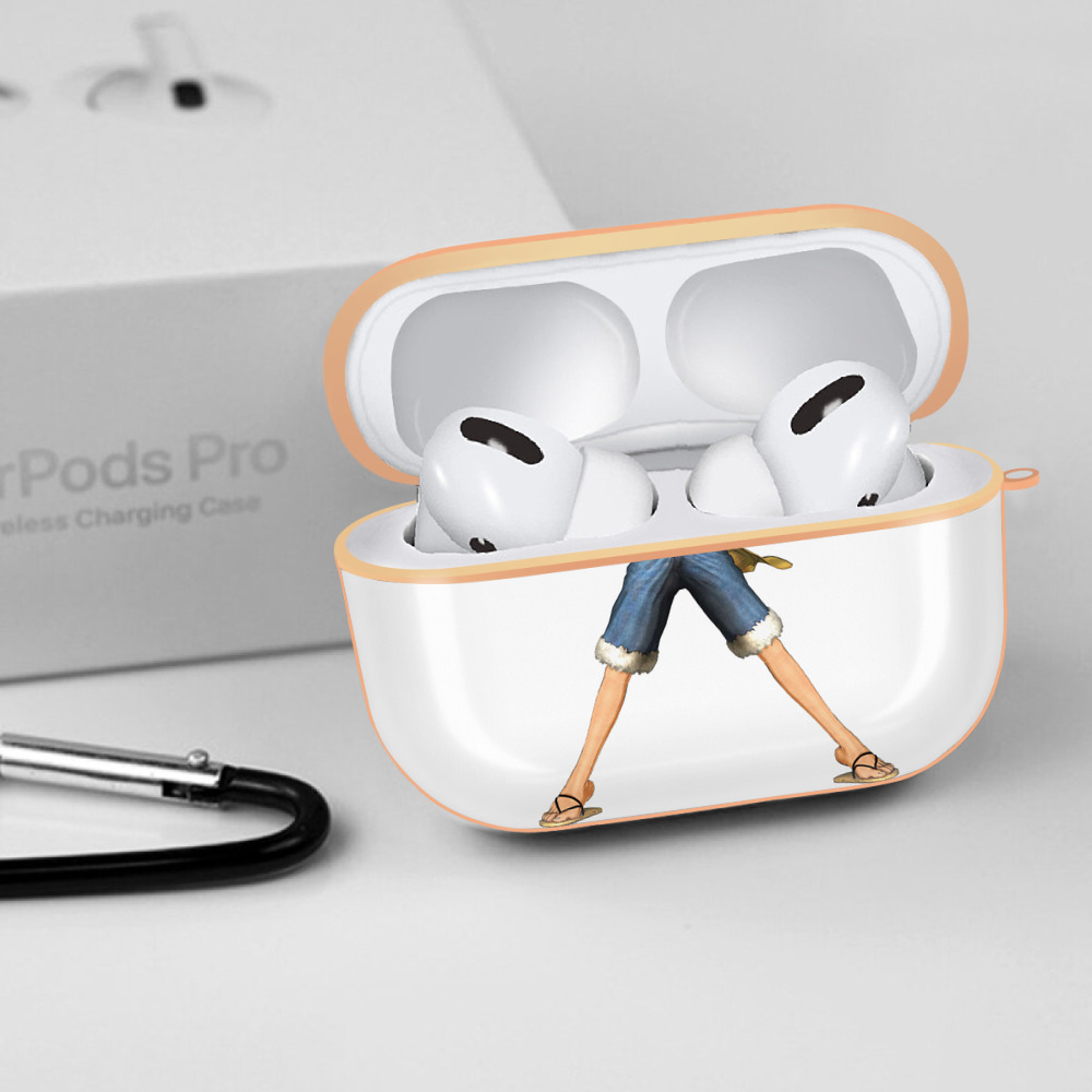 ワンピース モンキー・D・ルフィ ONE PIECE Monkey D. Luffy 【AirPods Pro用】ハードシェル保護ケース｜耐衝撃・防指紋・カラビナ付き商品仕様