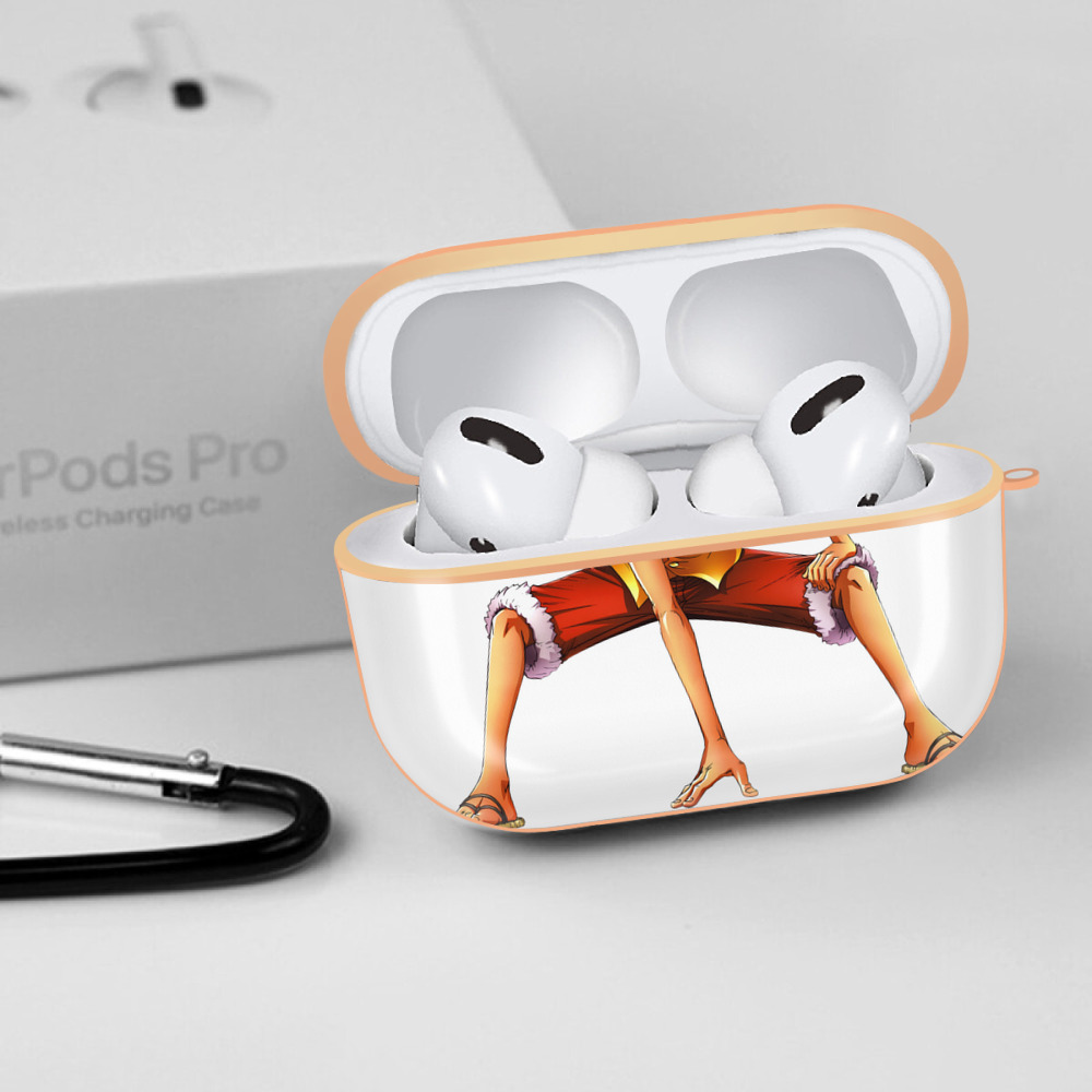 ワンピース モンキー・D・ルフィ ONE PIECE Monkey D. Luffy 【AirPods Pro用】ハードシェル保護ケース｜耐衝撃・防指紋・カラビナ付き商品仕様