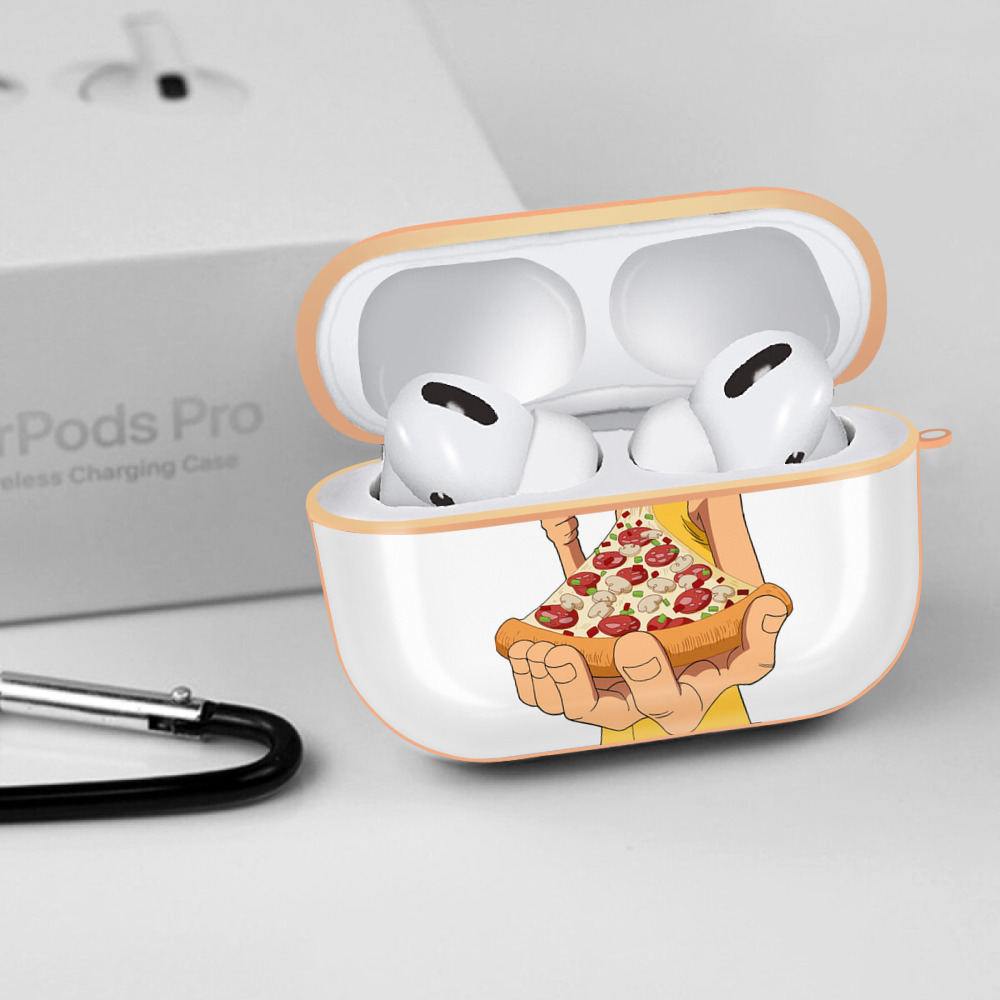 ワンピース モンキー・D・ルフィ ONE PIECE Monkey D. Luffy 【AirPods Pro用】ハードシェル保護ケース｜耐衝撃・防指紋・カラビナ付き商品仕様