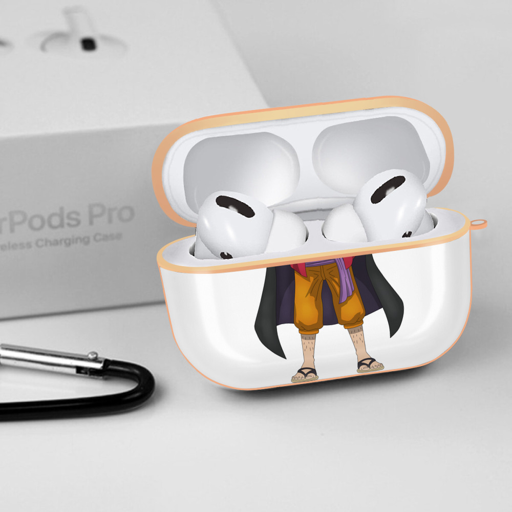 ワンピース モンキー・D・ルフィ ONE PIECE Monkey D. Luffy 【AirPods Pro用】ハードシェル保護ケース｜耐衝撃・防指紋・カラビナ付き商品仕様