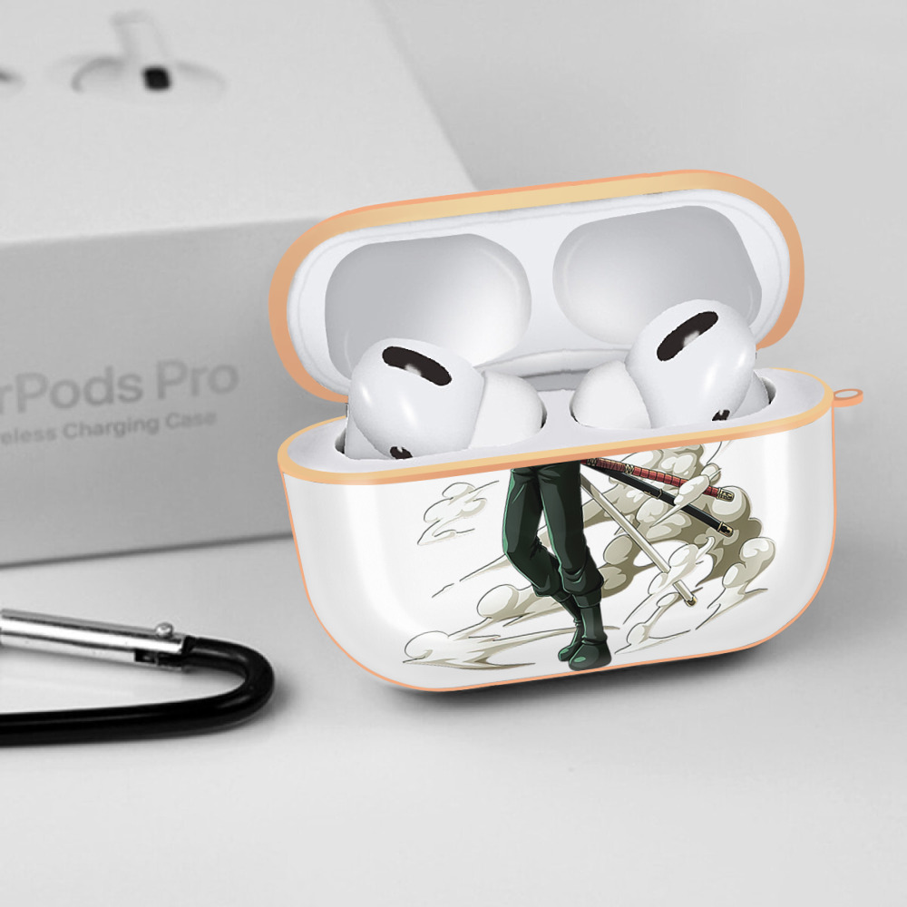 ワンピース ロロノア・ゾロ ONE PIECE Roronoa Zoro 【AirPods Pro用】ハードシェル保護ケース｜耐衝撃・防指紋・カラビナ付き商品仕様