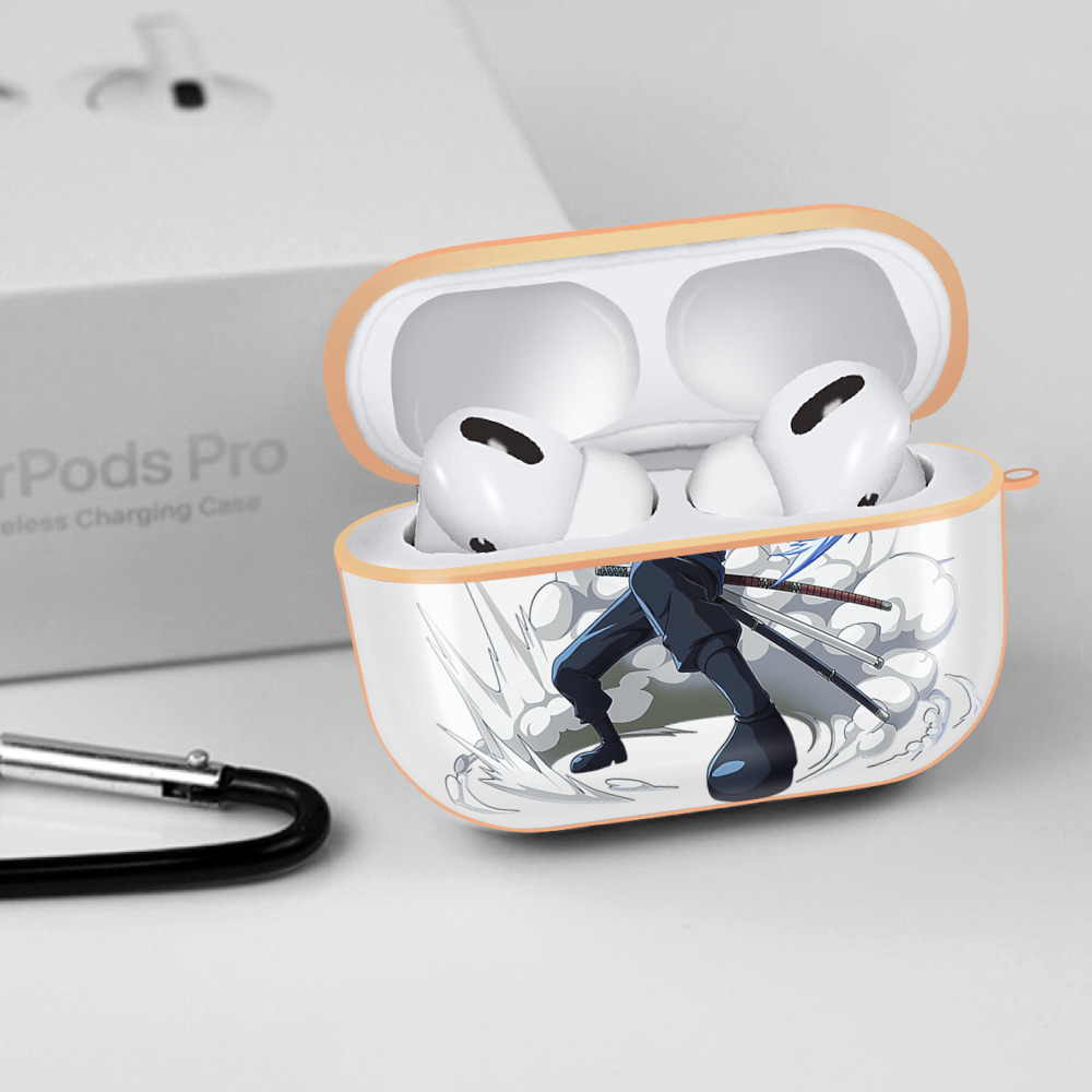 ワンピース ロロノア・ゾロ ONE PIECE Roronoa Zoro 【AirPods Pro用】ハードシェル保護ケース｜耐衝撃・防指紋・カラビナ付き商品仕様