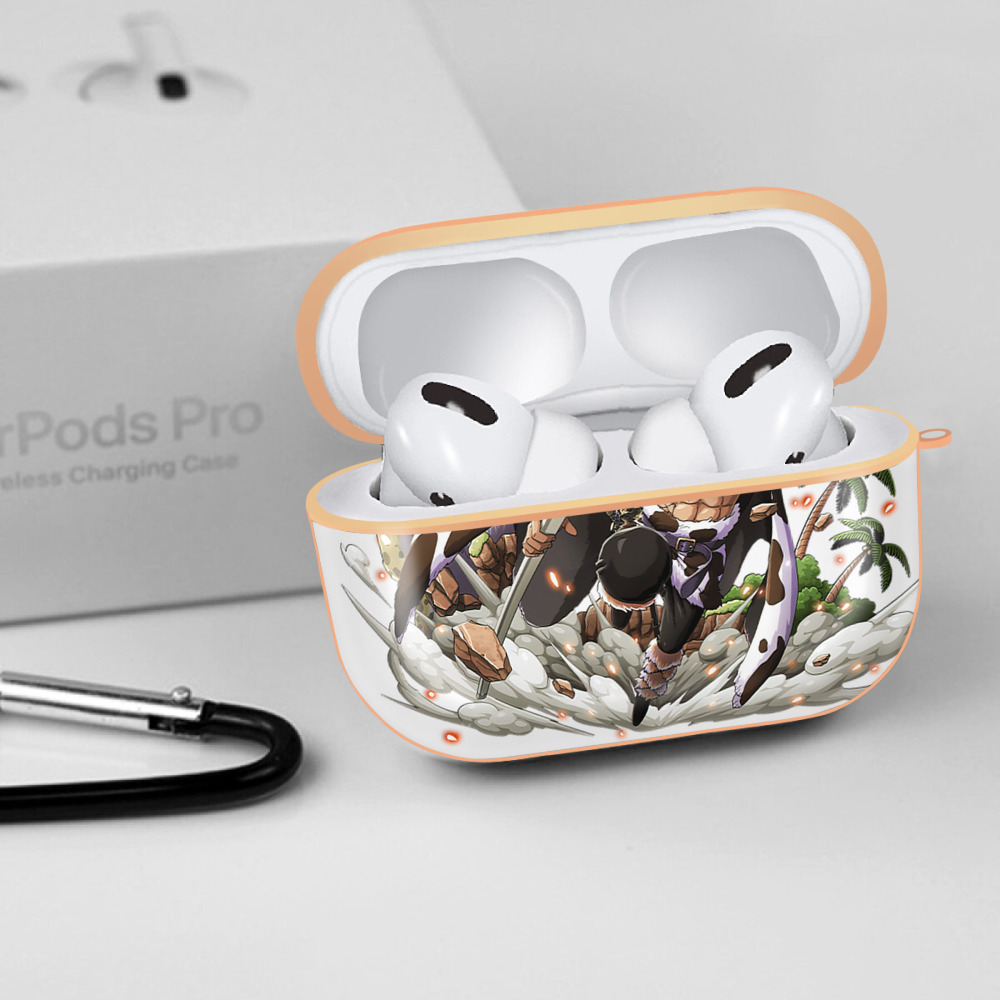 ワンピース ロロノア・ゾロ ONE PIECE Roronoa Zoro 【AirPods Pro用】ハードシェル保護ケース｜耐衝撃・防指紋・カラビナ付き商品仕様