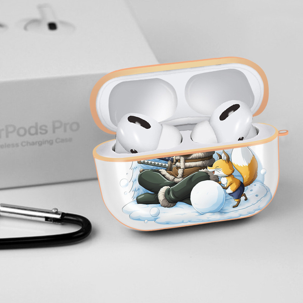 ワンピース ロロノア・ゾロ ONE PIECE Roronoa Zoro 【AirPods Pro用】ハードシェル保護ケース｜耐衝撃・防指紋・カラビナ付き商品仕様