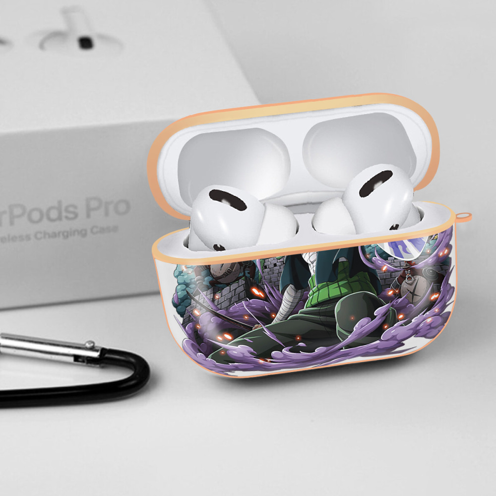 ワンピース ロロノア・ゾロ ONE PIECE Roronoa Zoro 【AirPods Pro用】ハードシェル保護ケース｜耐衝撃・防指紋・カラビナ付き商品仕様