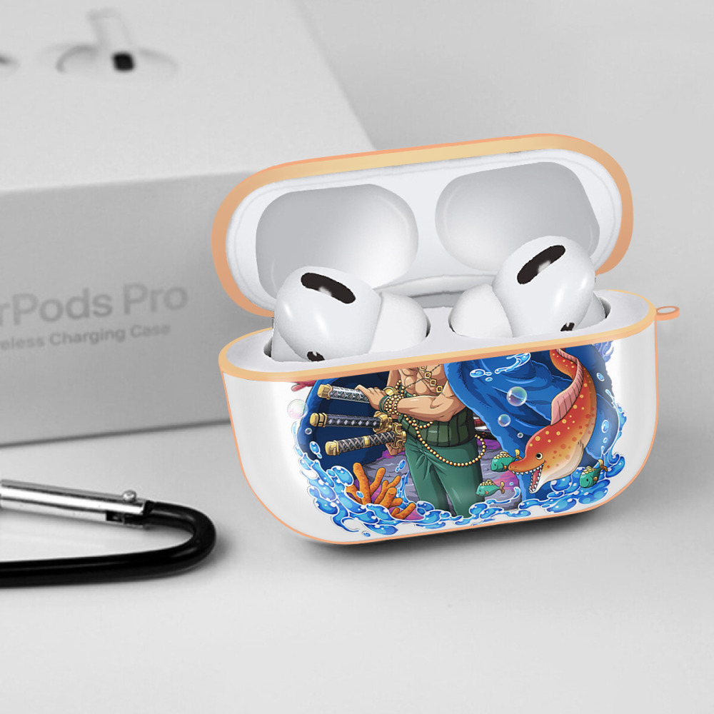 ワンピース ロロノア・ゾロ ONE PIECE Roronoa Zoro 【AirPods Pro用】ハードシェル保護ケース｜耐衝撃・防指紋・カラビナ付き商品仕様