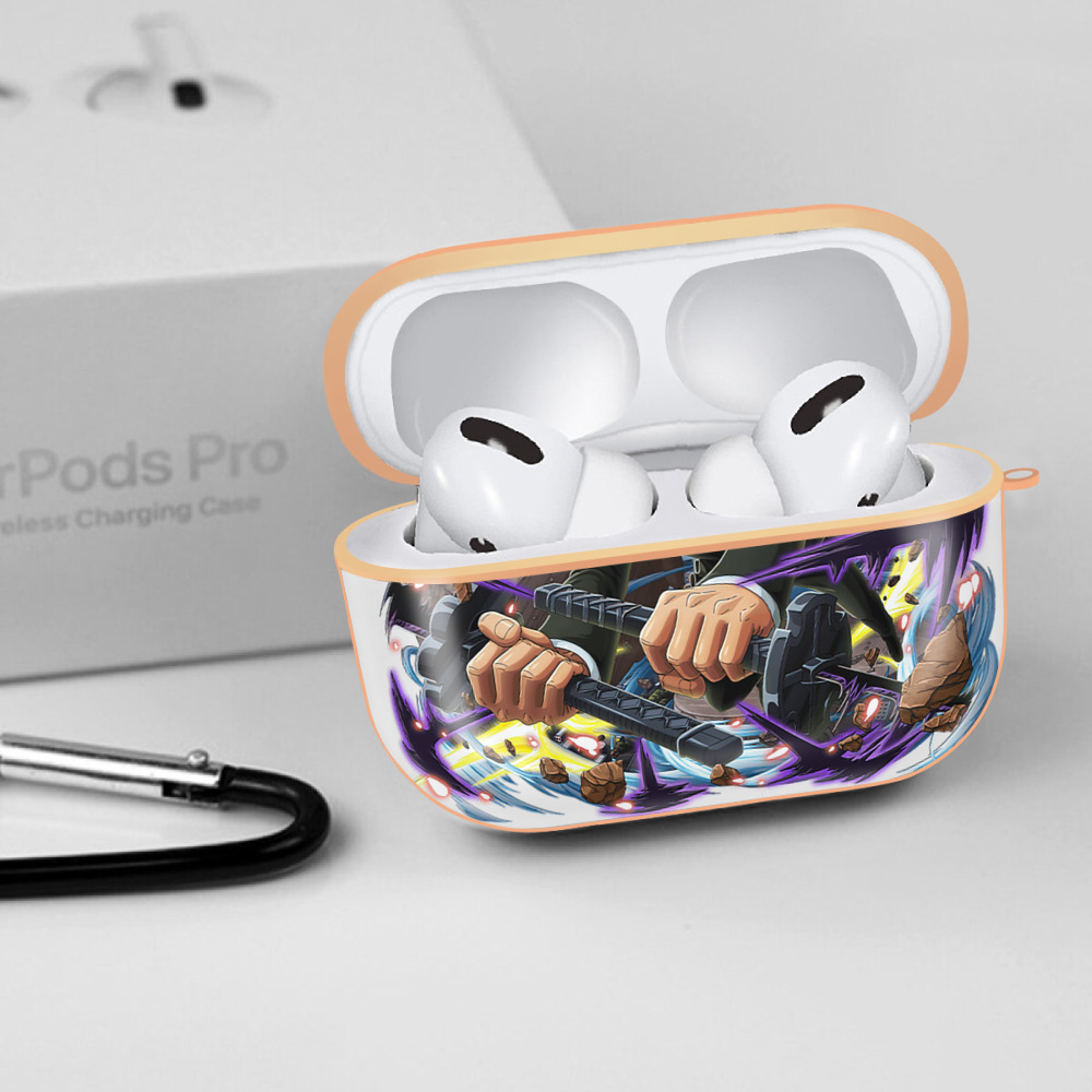 ワンピース ロロノア・ゾロ ONE PIECE Roronoa Zoro 【AirPods Pro用】ハードシェル保護ケース｜耐衝撃・防指紋・カラビナ付き商品仕様