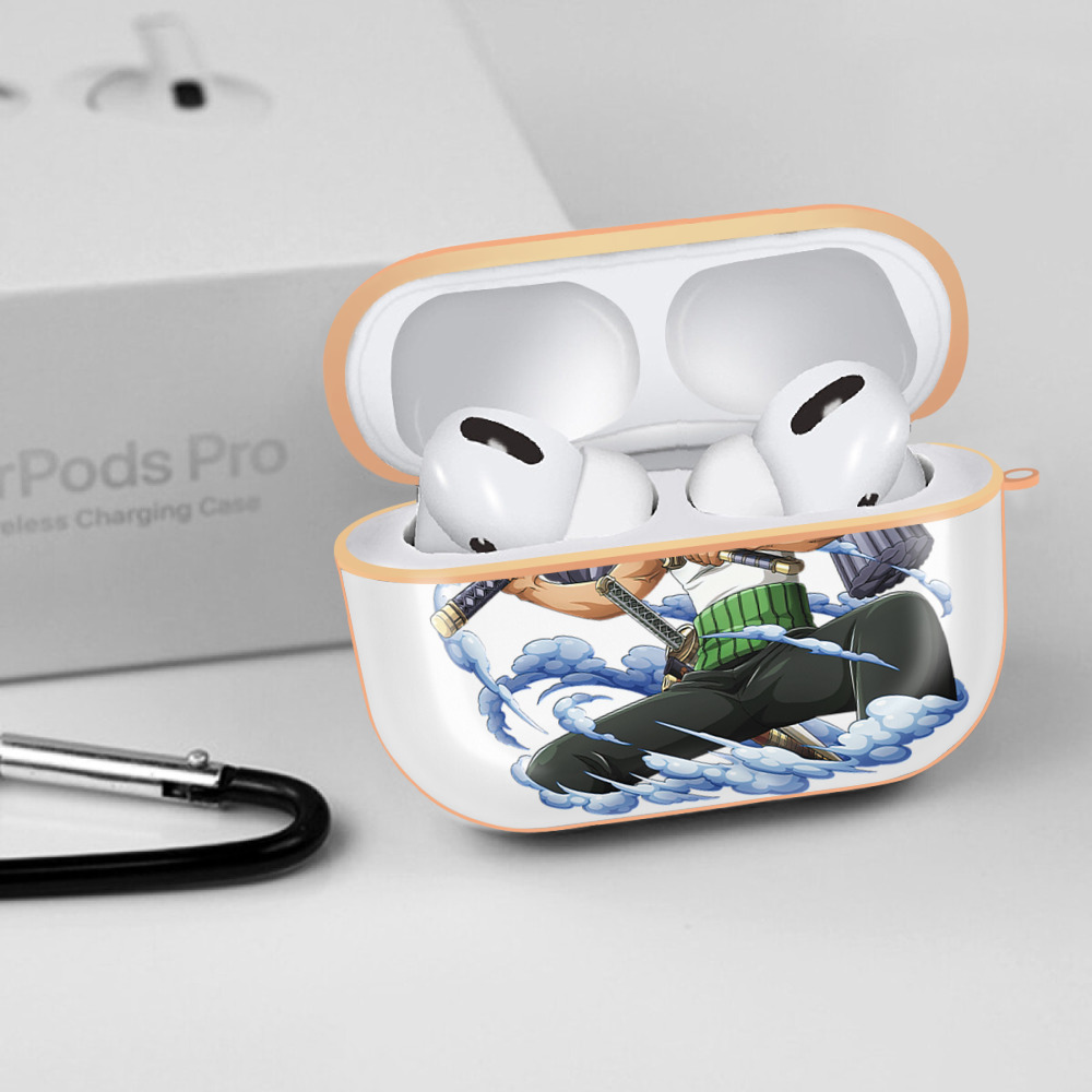 ワンピース ロロノア・ゾロ ONE PIECE Roronoa Zoro 【AirPods Pro用】ハードシェル保護ケース｜耐衝撃・防指紋・カラビナ付き商品仕様