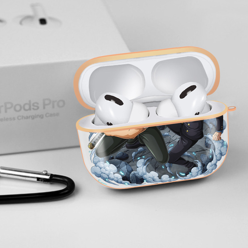 ワンピース ロロノア・ゾロ ONE PIECE Roronoa Zoro 【AirPods Pro用】ハードシェル保護ケース｜耐衝撃・防指紋・カラビナ付き商品仕様