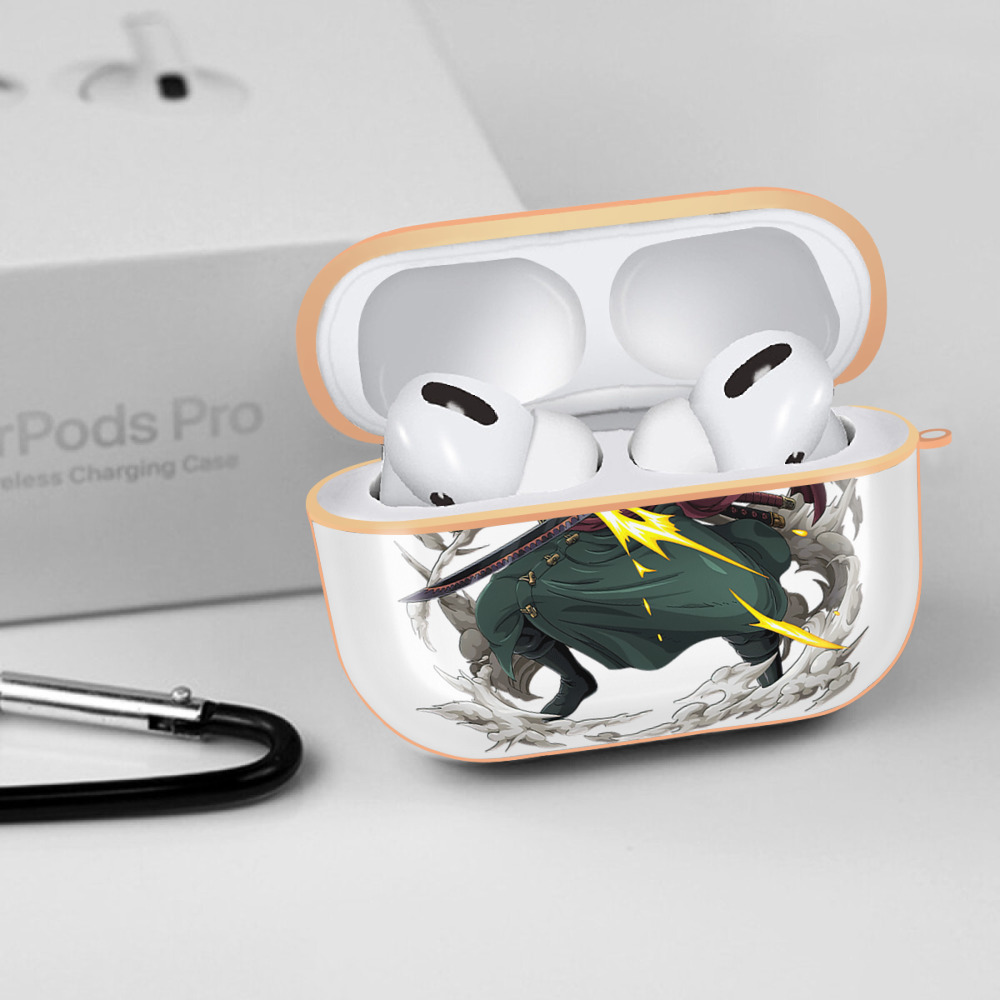 ワンピース ロロノア・ゾロ ONE PIECE Roronoa Zoro 【AirPods Pro用】ハードシェル保護ケース｜耐衝撃・防指紋・カラビナ付き商品仕様