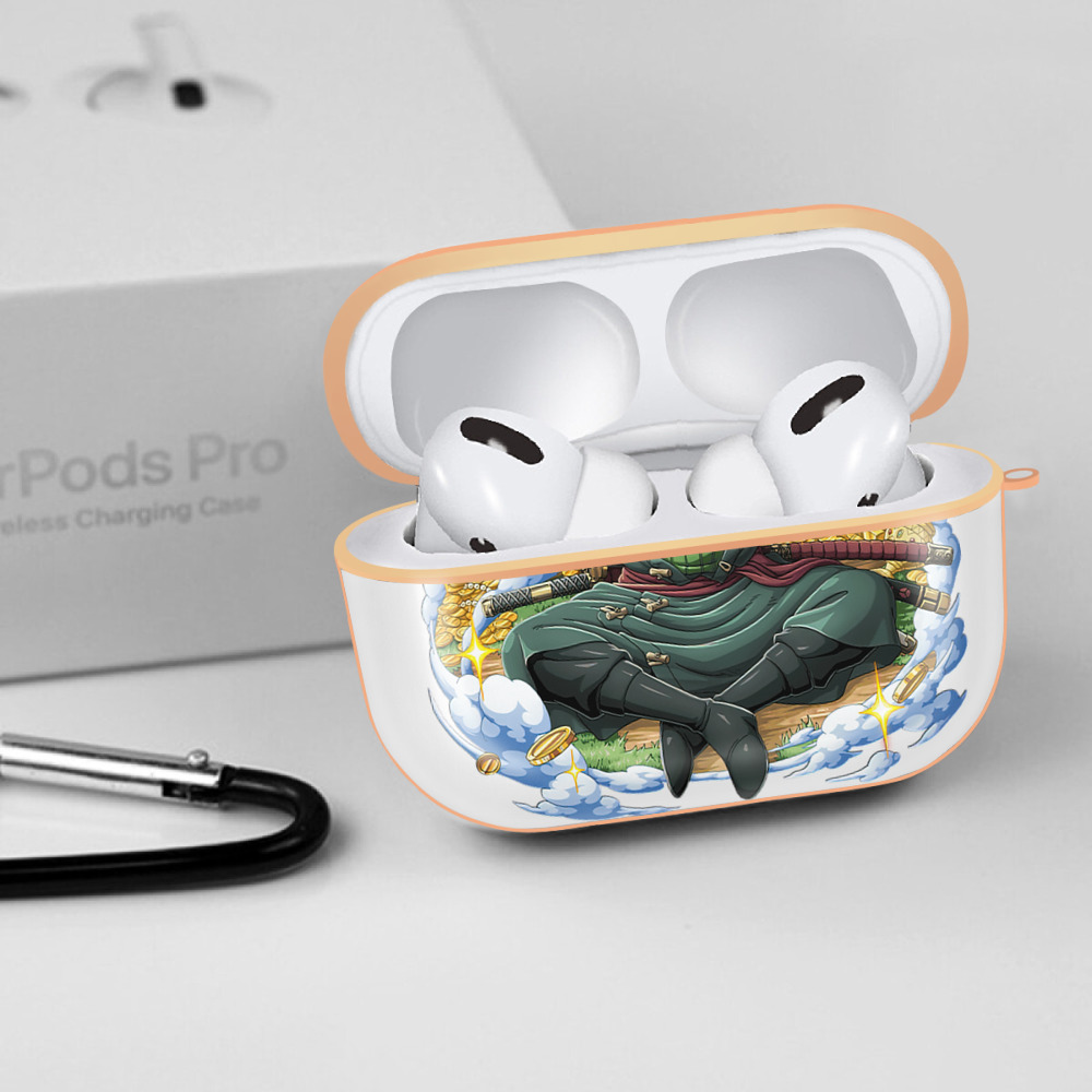 ワンピース ロロノア・ゾロ ONE PIECE Roronoa Zoro 【AirPods Pro用】ハードシェル保護ケース｜耐衝撃・防指紋・カラビナ付き商品仕様