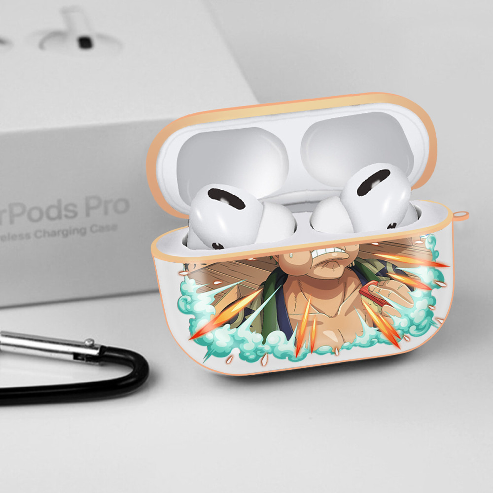 ワンピース ロロノア・ゾロ ONE PIECE Roronoa Zoro 【AirPods Pro用】ハードシェル保護ケース｜耐衝撃・防指紋・カラビナ付き商品仕様